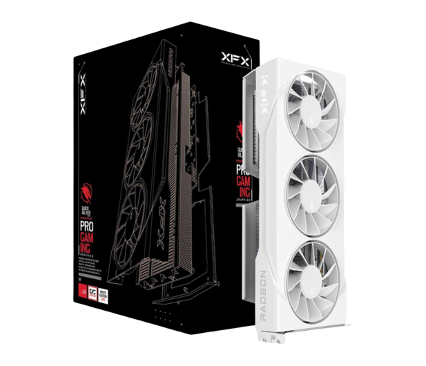 XFX Radeon RX 9060 XT Swift Gaming 3-Fan White OC 16GB GDDR6 RX-96TS316W7 - 1339814 - zdjęcie